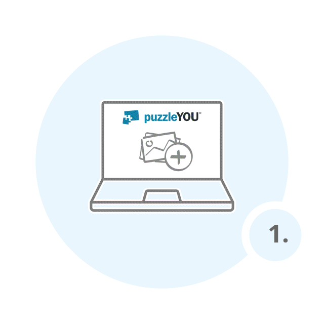 Create a 500 piece photo jigsaw puzzle - step 1