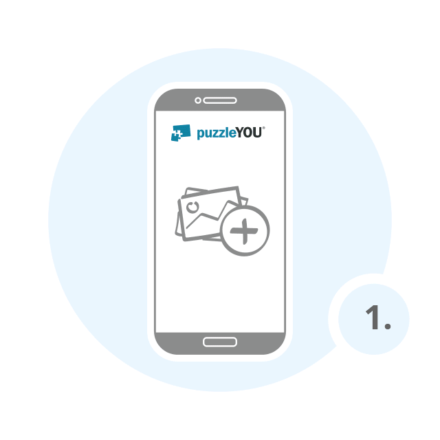 Create a 100 piece photo jigsaw puzzle - step 1