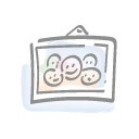 Puzzle frame for photo puzzles