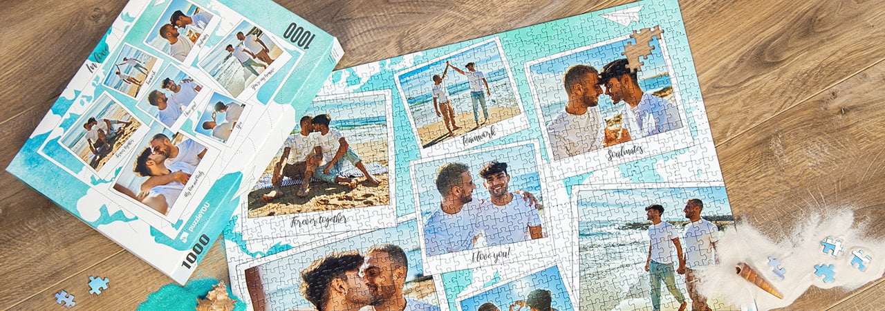 Photo Puzzle Collage Couple