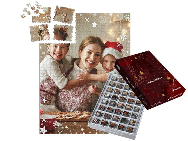puzzleYOU Advent Calendar box "Christmas sparkle"