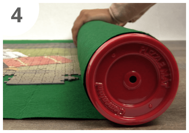 Instructions for puzzle mat - step 4