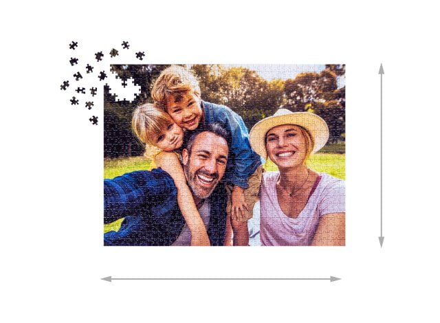 Size of the assembled puzzle