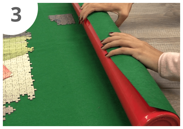 Instructions for puzzle mat - step 3